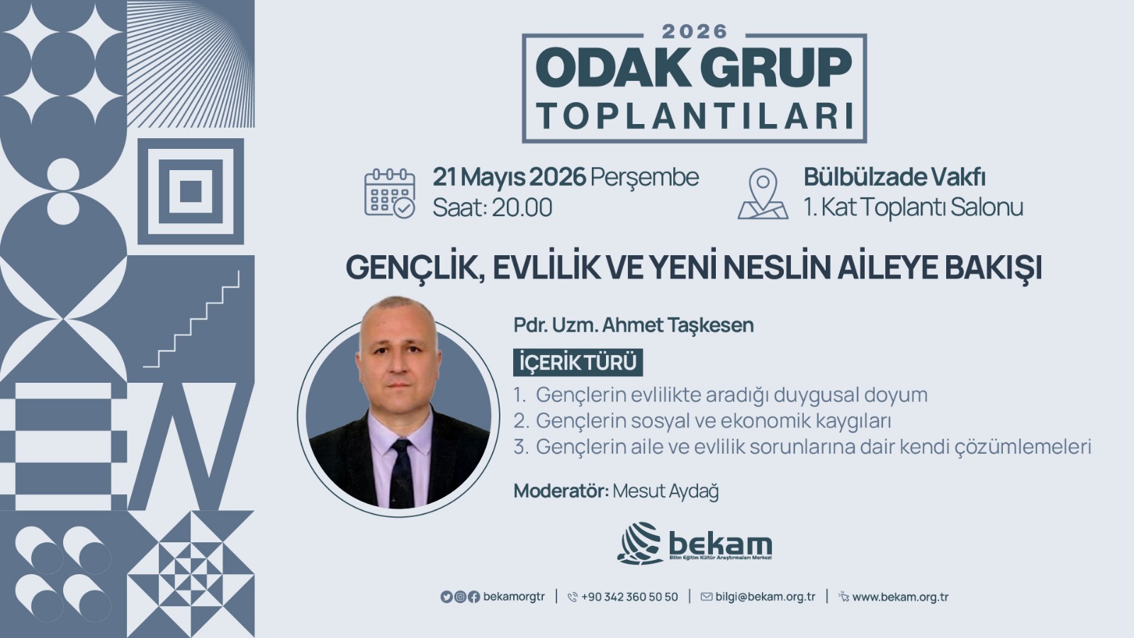 BEKAM Brings the New Generation’s Approach to Marriage and Family to the Agenda
